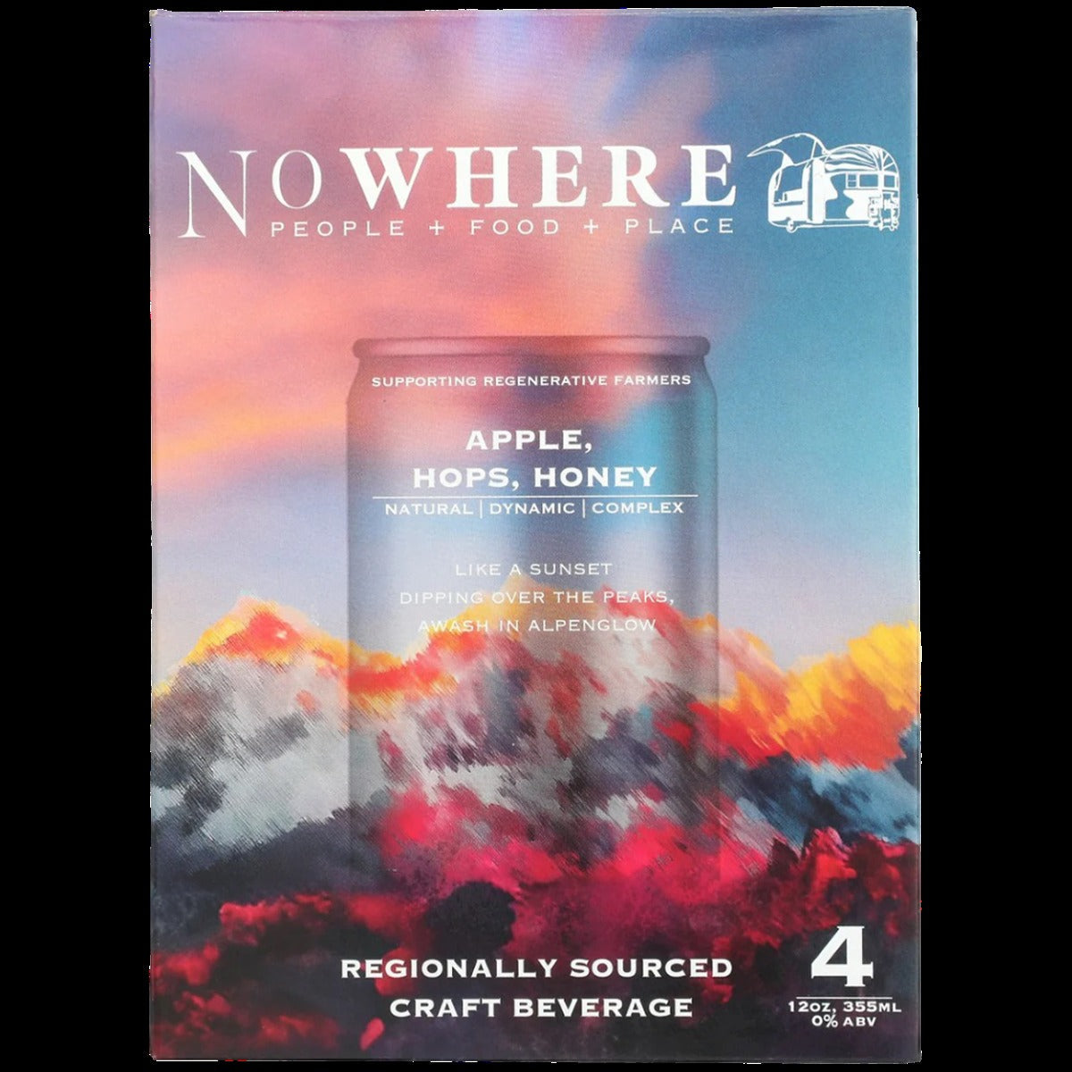 Non-Alcoholic Mocktail Alpenglow (4 Pack)