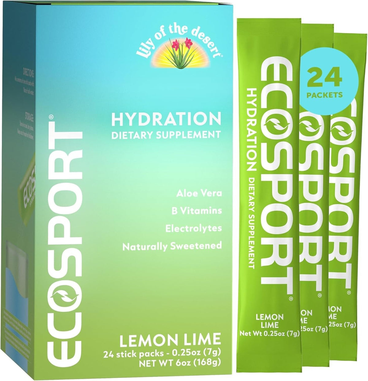 EcoSport Nutrient Support - Lemon Lime (24 CT)
