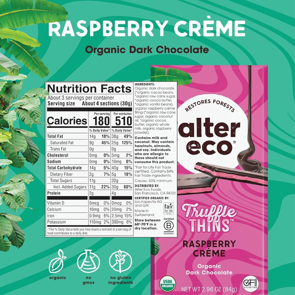 Truffle Thins Raspberry Creme Bar