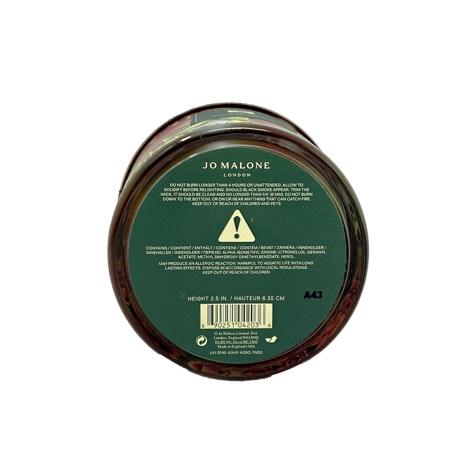 Peony & Moss Scented Candle - Boxed