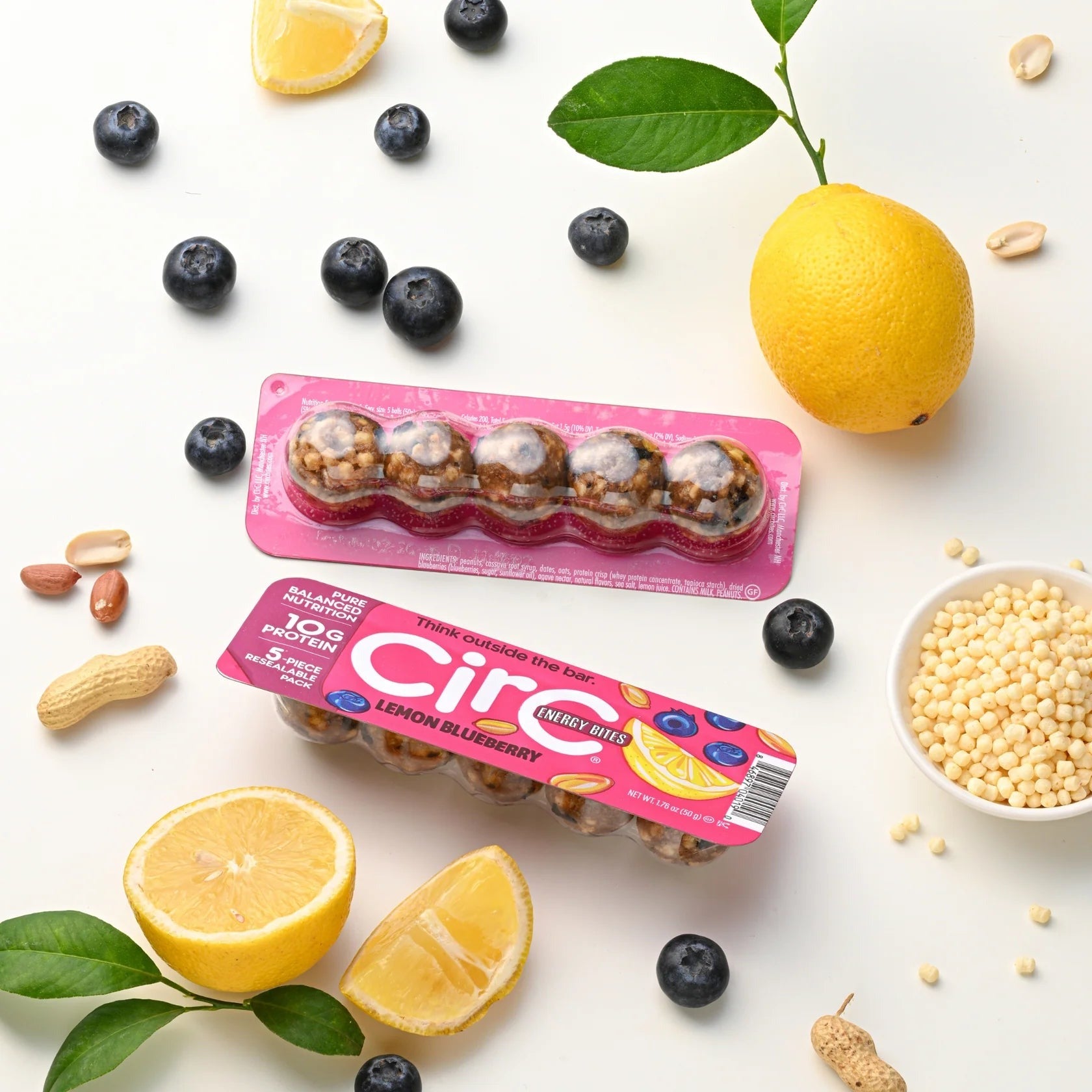 Lemon Blueberry High Protein Energy Bites (6 CT)