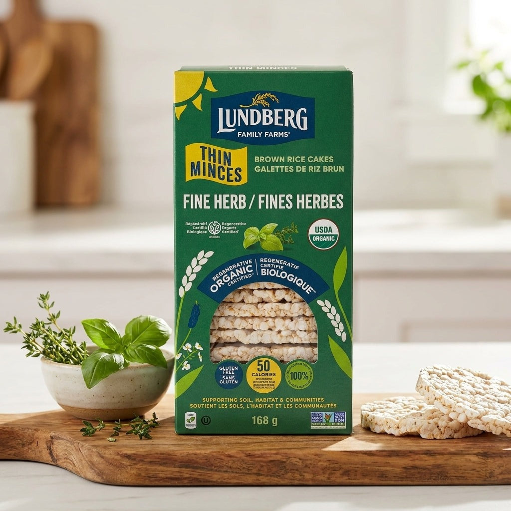Thin Stackers Fine Herbs Brown Rice Cakes