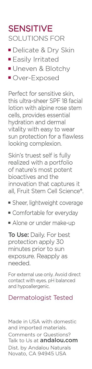 1000 Roses Daily Shade with SPF 18 Facial Lotion