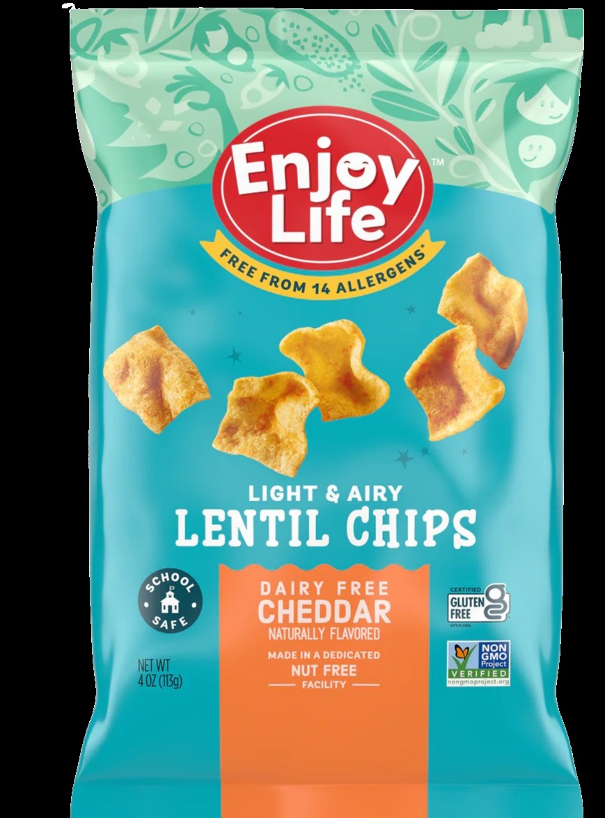 Cheddar Lentil Chips