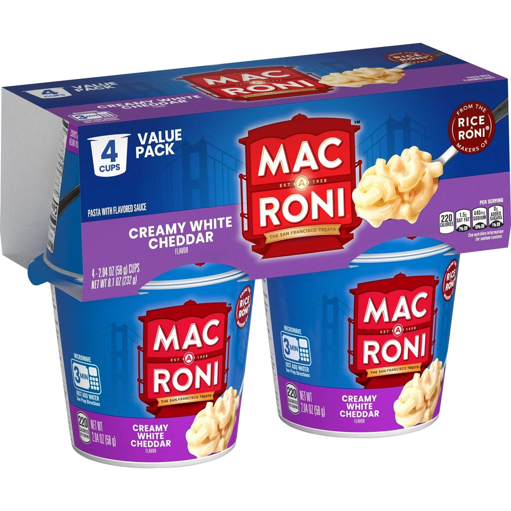 Creamy White Cheddar Macaroni & Cheese Value Pack (4 CT)