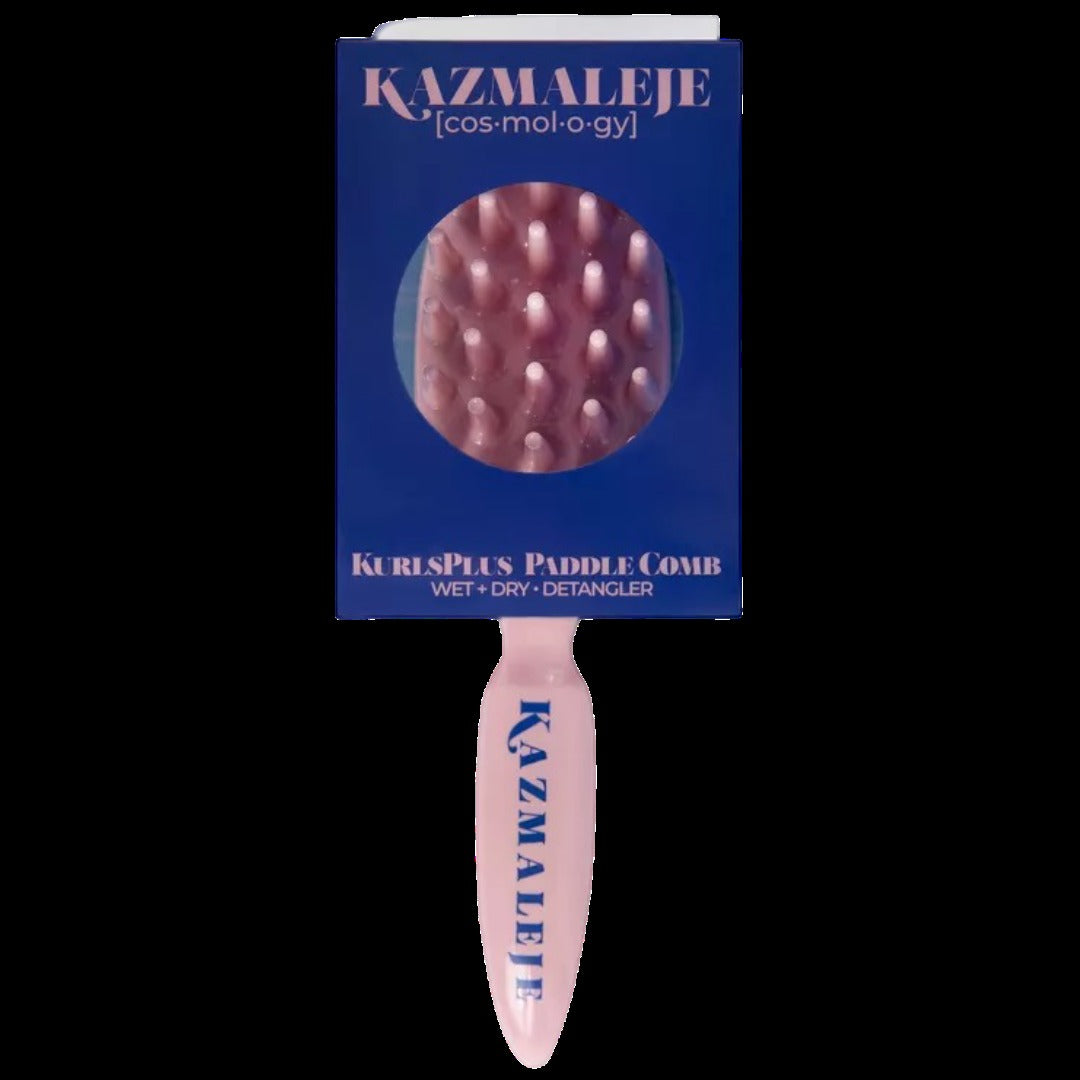 KurlsPlus Paddle Hair Comb - Pink