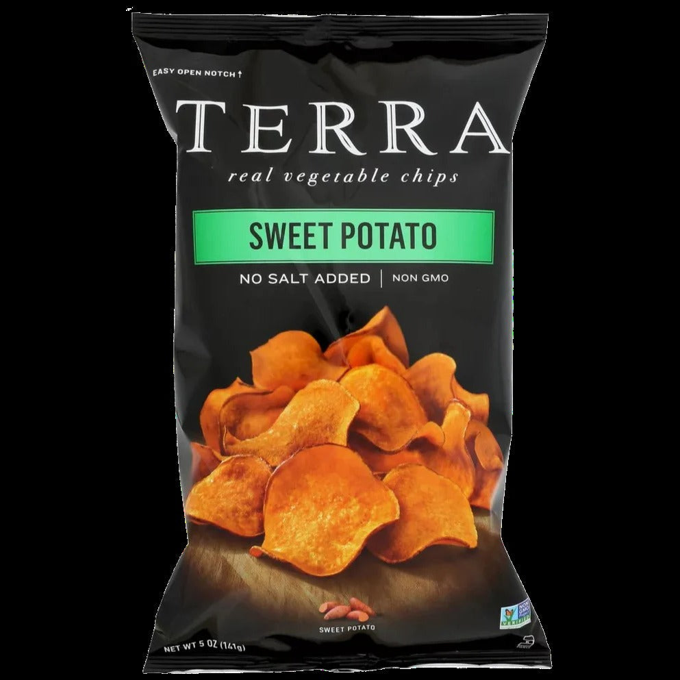 No Salt Sweet Potato Chips