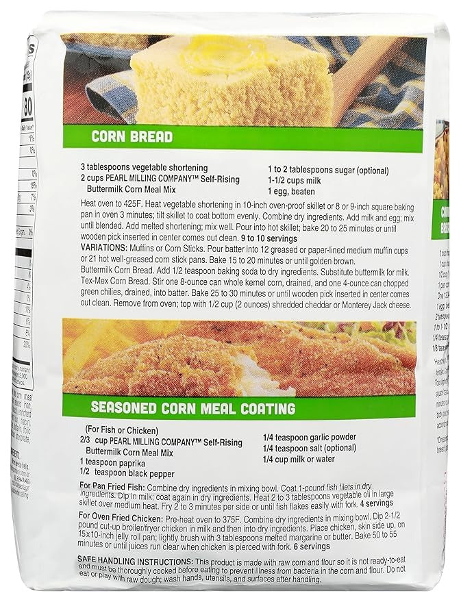 Buttermilk White Corn Meal Mix