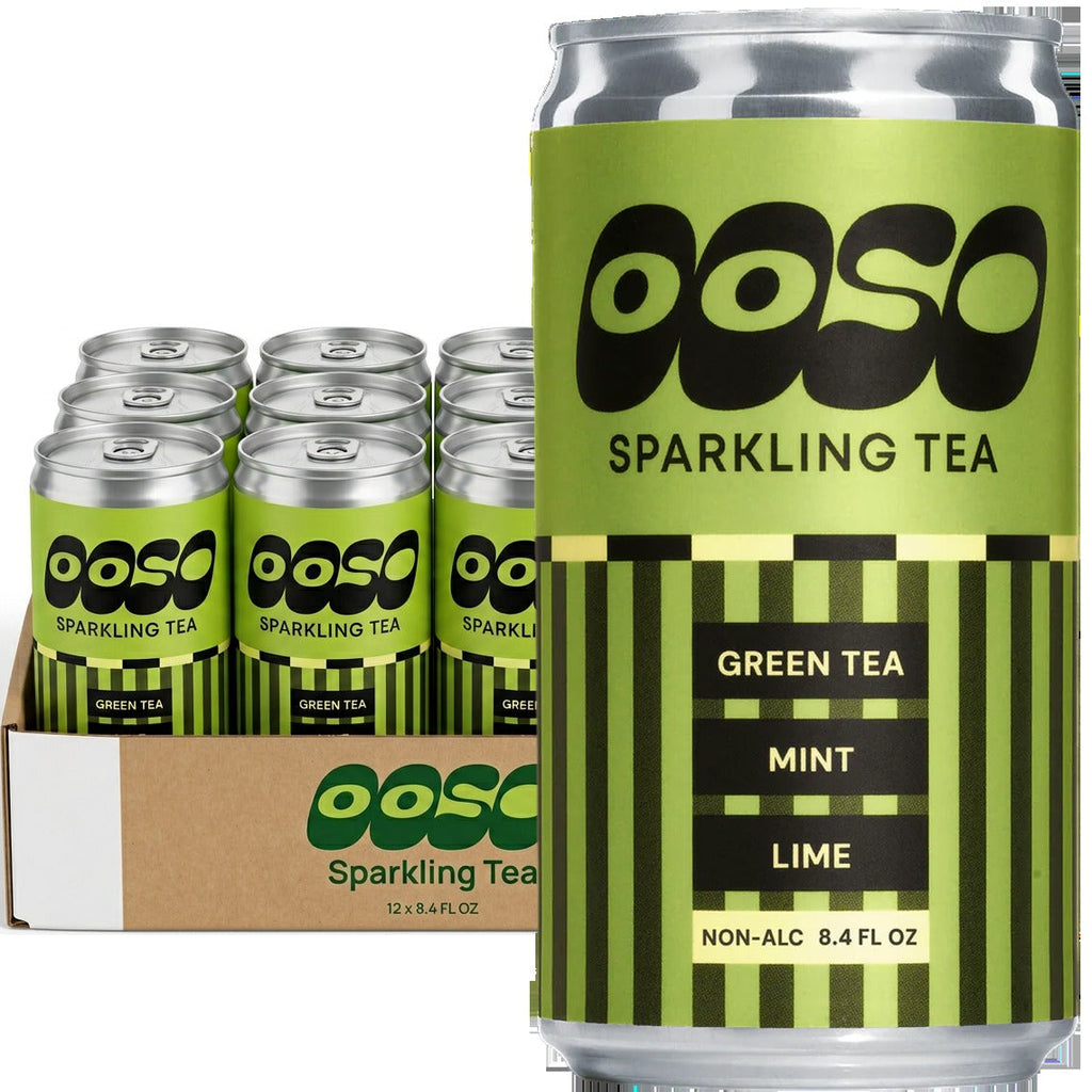 Green Tea Mint Lime Sparkling Tea (12 Pack)