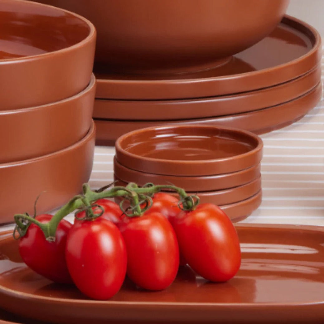 Tiny Plates (4 CT) - Terracotta