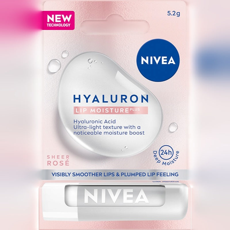 Lip Moisture Plus Hyaluron Sheer Rose Carded