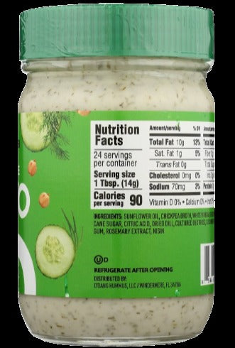 Cucumber Dill Hummus Mayo