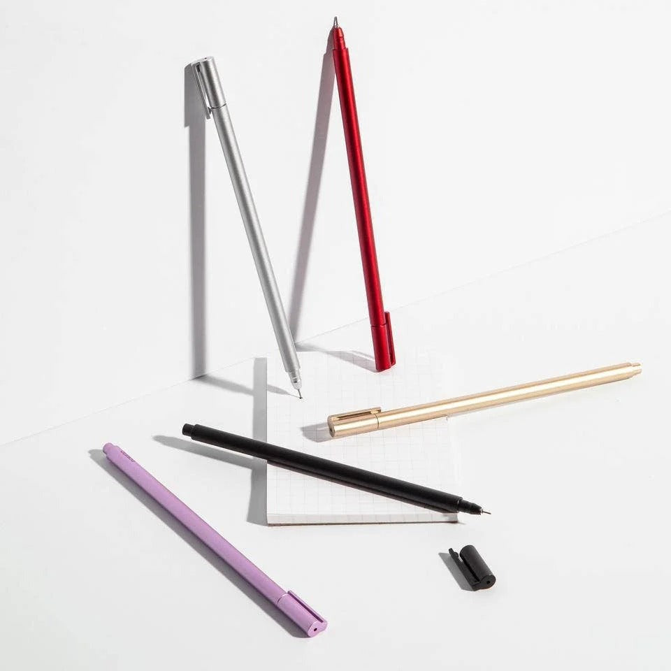 Apex Pens Pack in Metallic with black ink, Set of 5