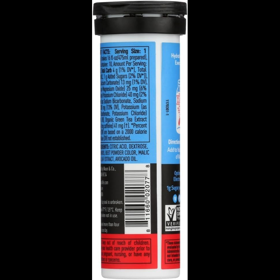 Cherry Limeade Caffeine Hydration Tablets (8 Pack)