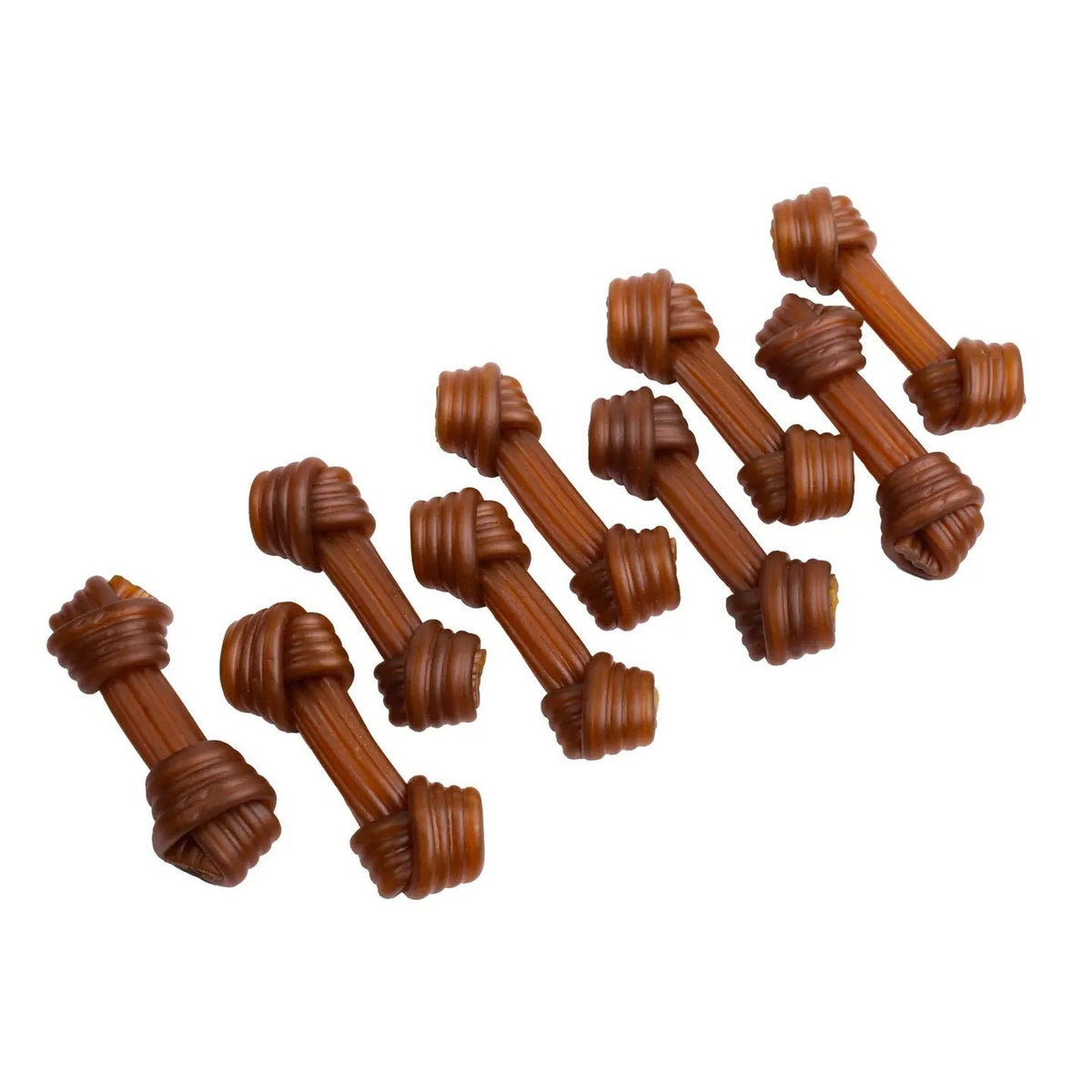 Hideless Chews Ribbed Bone Pumpkin Flavor Dog Treats