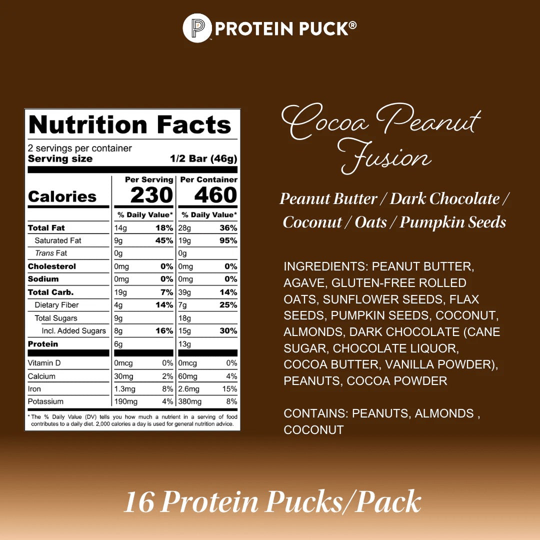 Cocoa Peanut Fusion Protein Bar (16 CT)