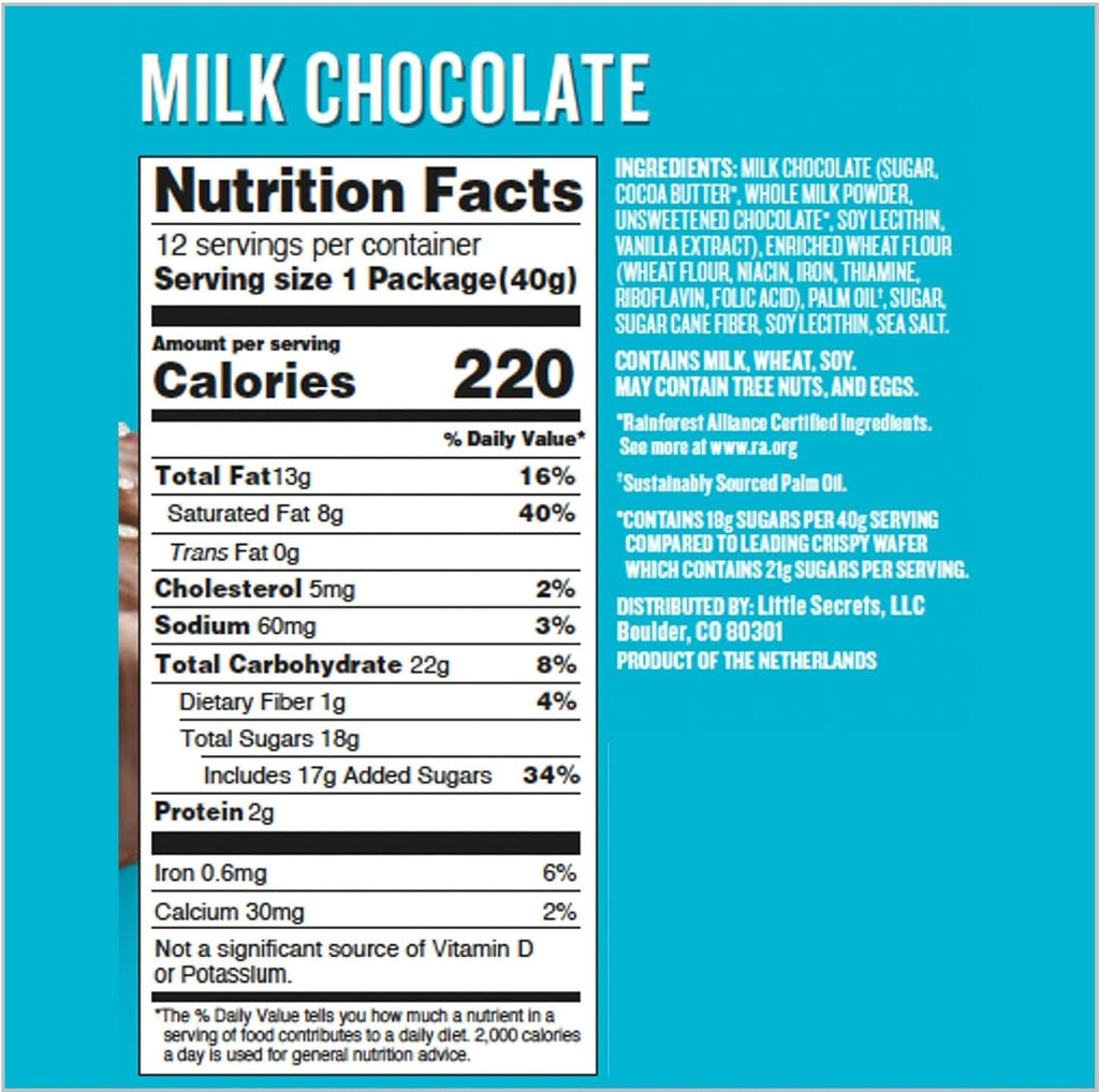 Little Secrets Milk Chocolate Wafer (12 CT)
