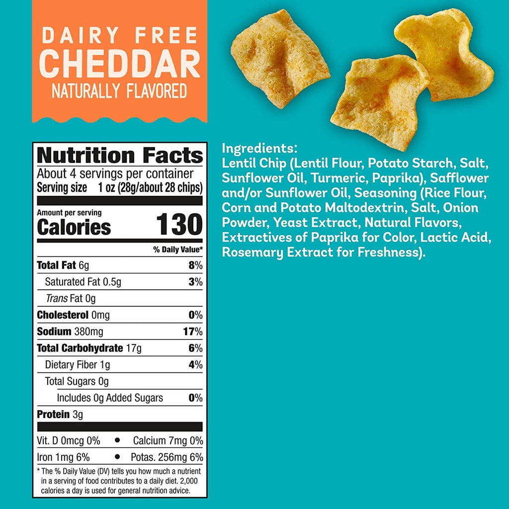Cheddar Lentil Chips