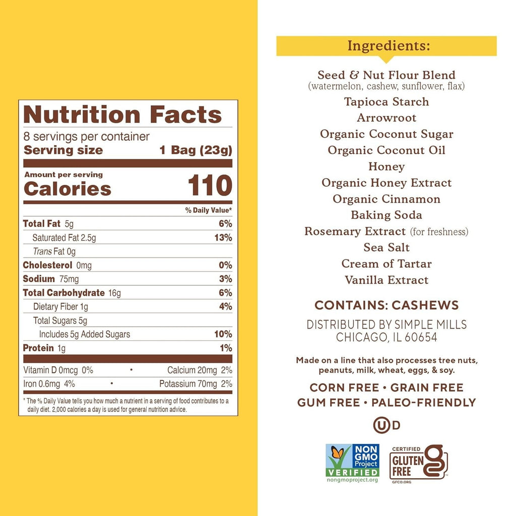 Honey Cinnamon Sweet Thin Snackpacks (8 CT) (2 Pack)