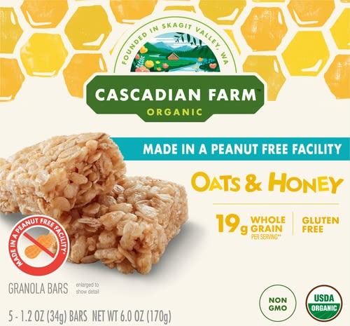 Organic Oats And Honey Granola Bar (5 CT)