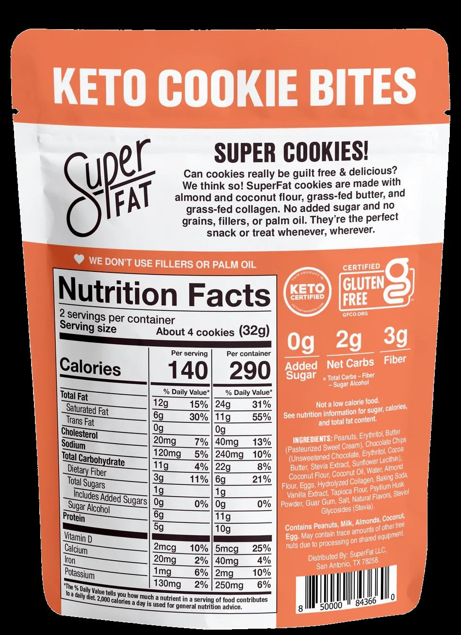 Peanut Butter Chocolate Chip Keto Cookie Bites