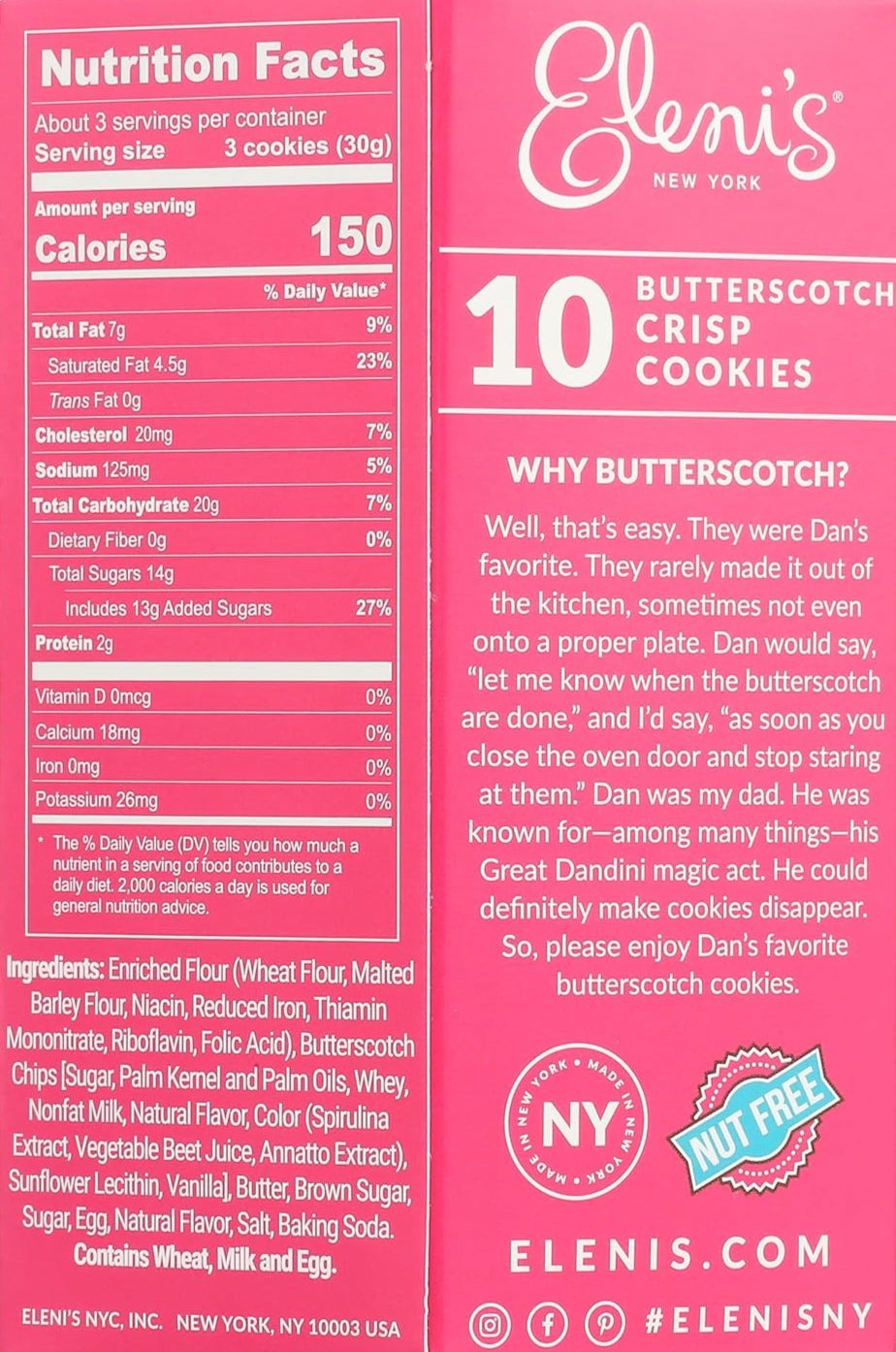 Butterscotch Cookies Holiday Box