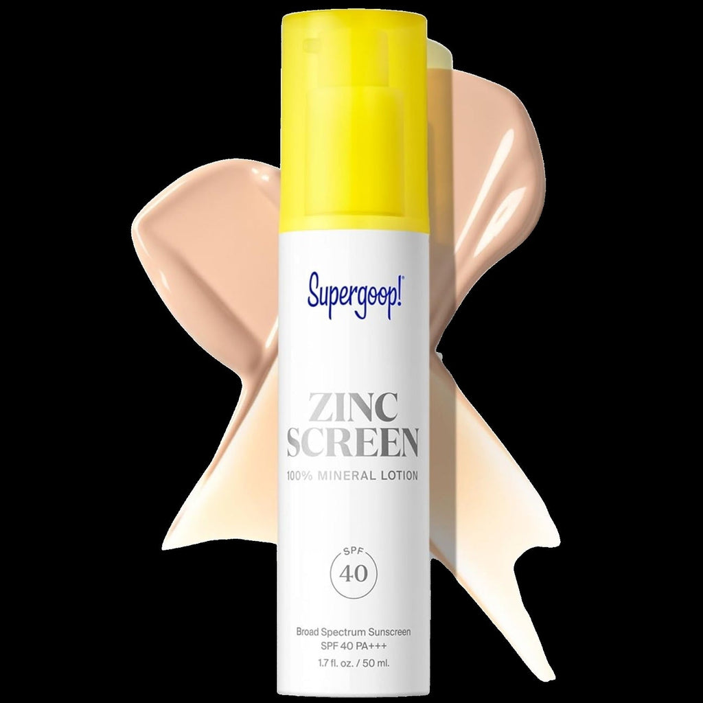Zincscreen 100% Mineral Lotion Face Sunscreen SPF 40