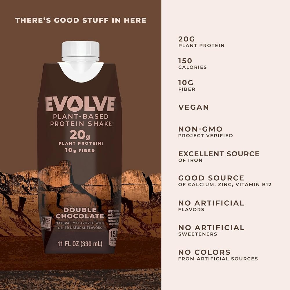 Double Chocolate Ready-To-Drink Protein Shake (4 Pack)