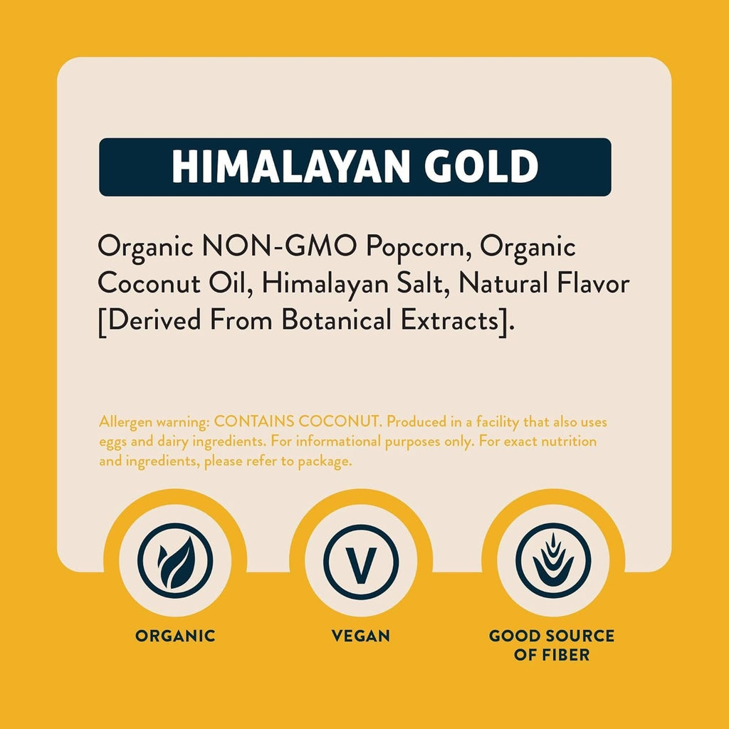 Organic Popcorn Himalayan Gold (18 CT)