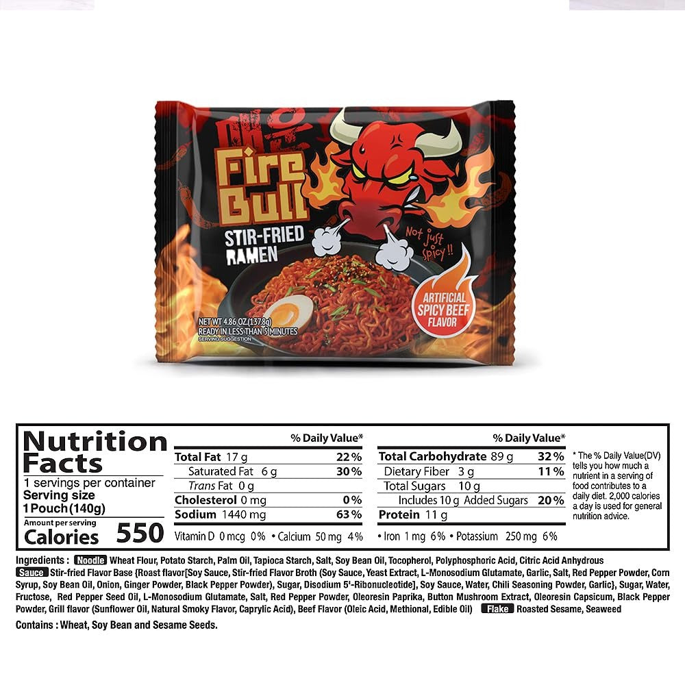 Ramen Stir Fried Cheese Hot (4 Pack)