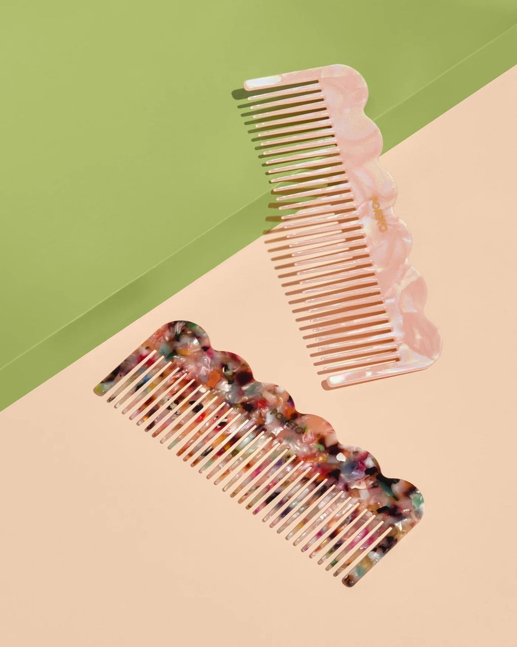 Wave Comb - Rose Prism