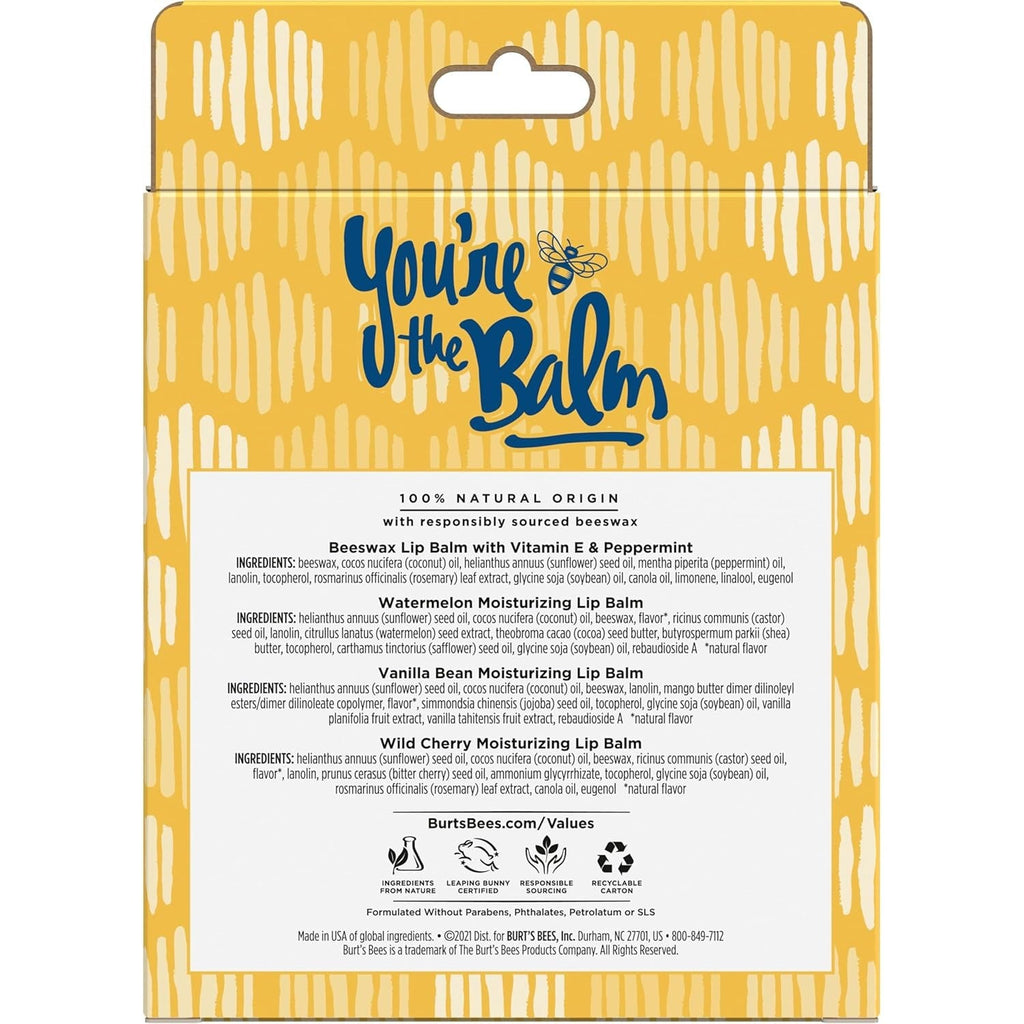 You're the Balm Lip Balm Pack (4 Pack)