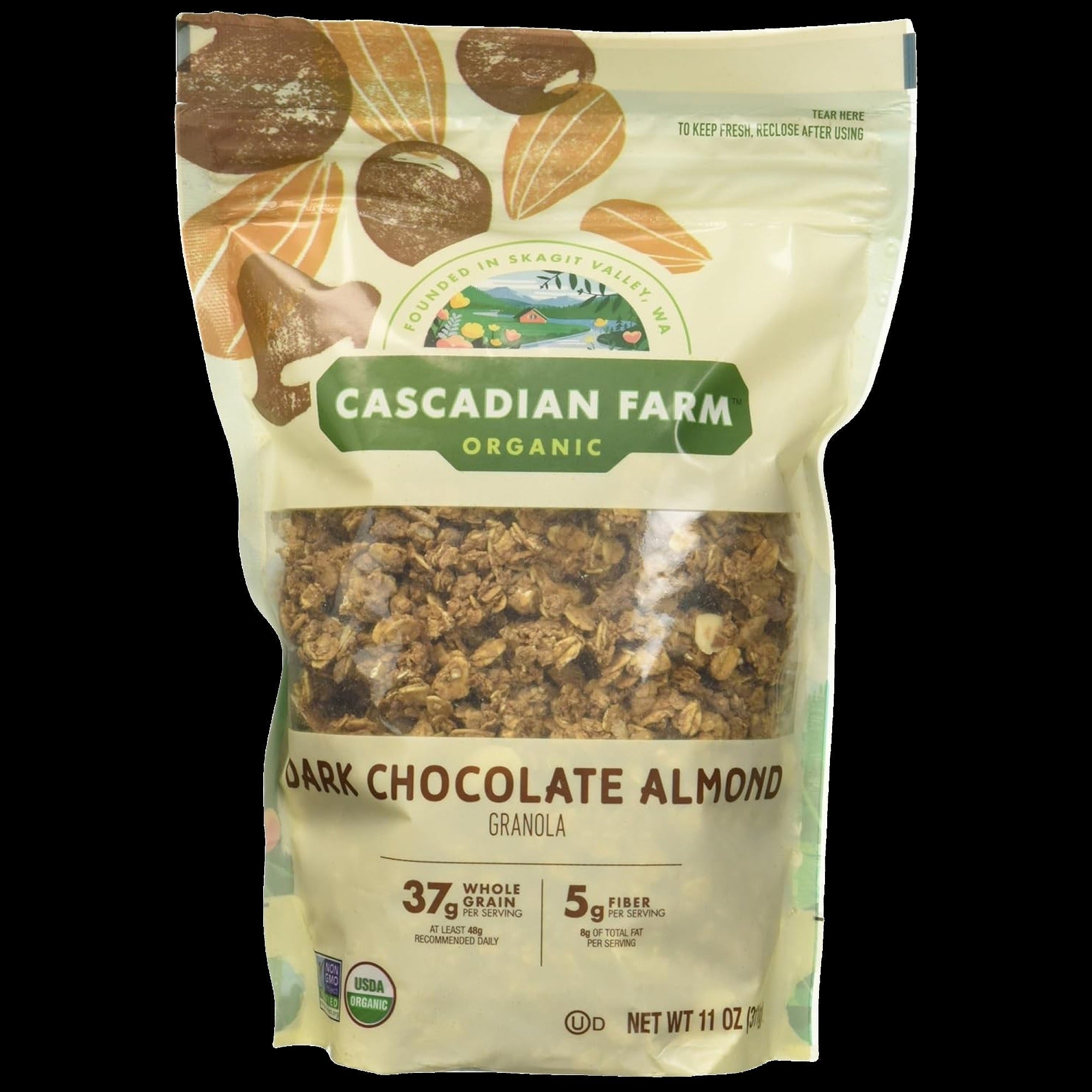 Organic Dark Chocolate and Almond Granola