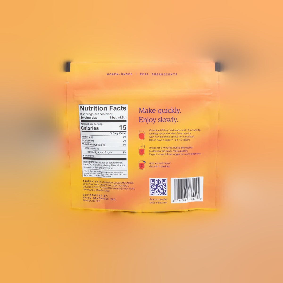 Old Fashioned Cocktail Mix (8 CT)