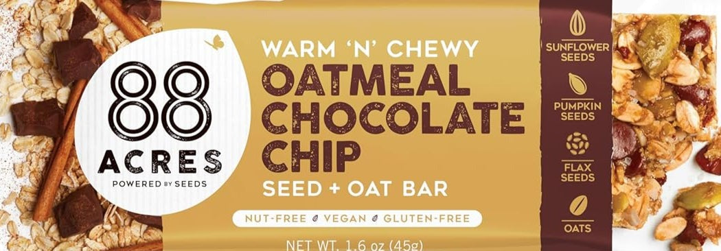 Oatmeal Chocolate Chip Seed & Oat Bar (8 CT)