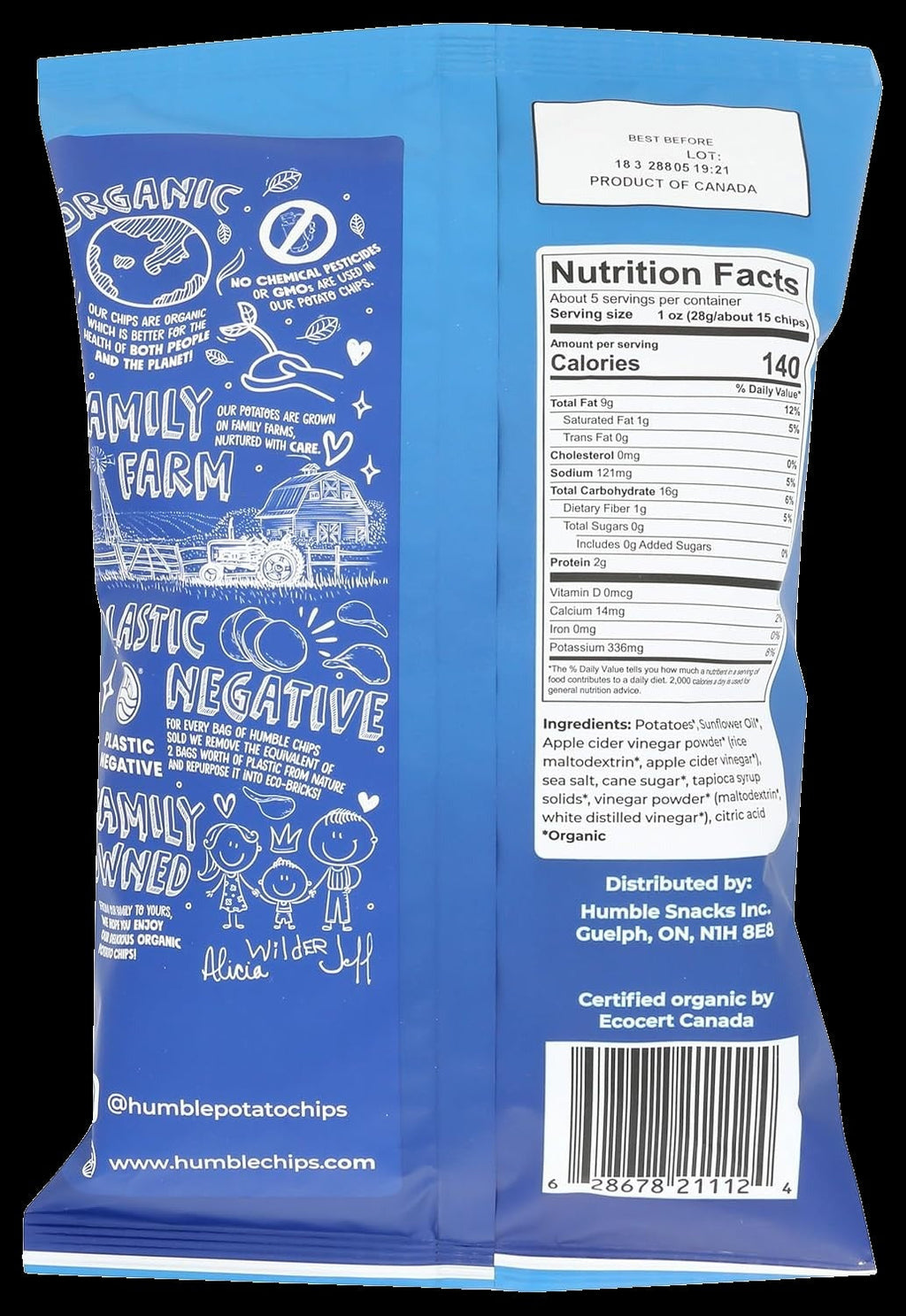 Sea Salt Cider Vinegar Chips