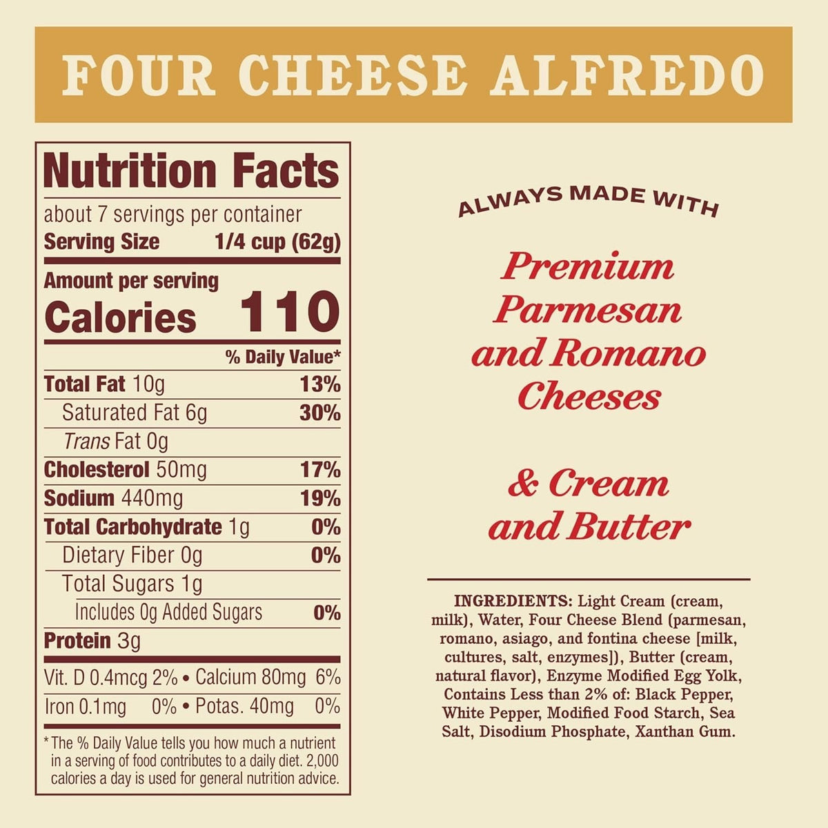 Four Cheese Alfredo Sauce