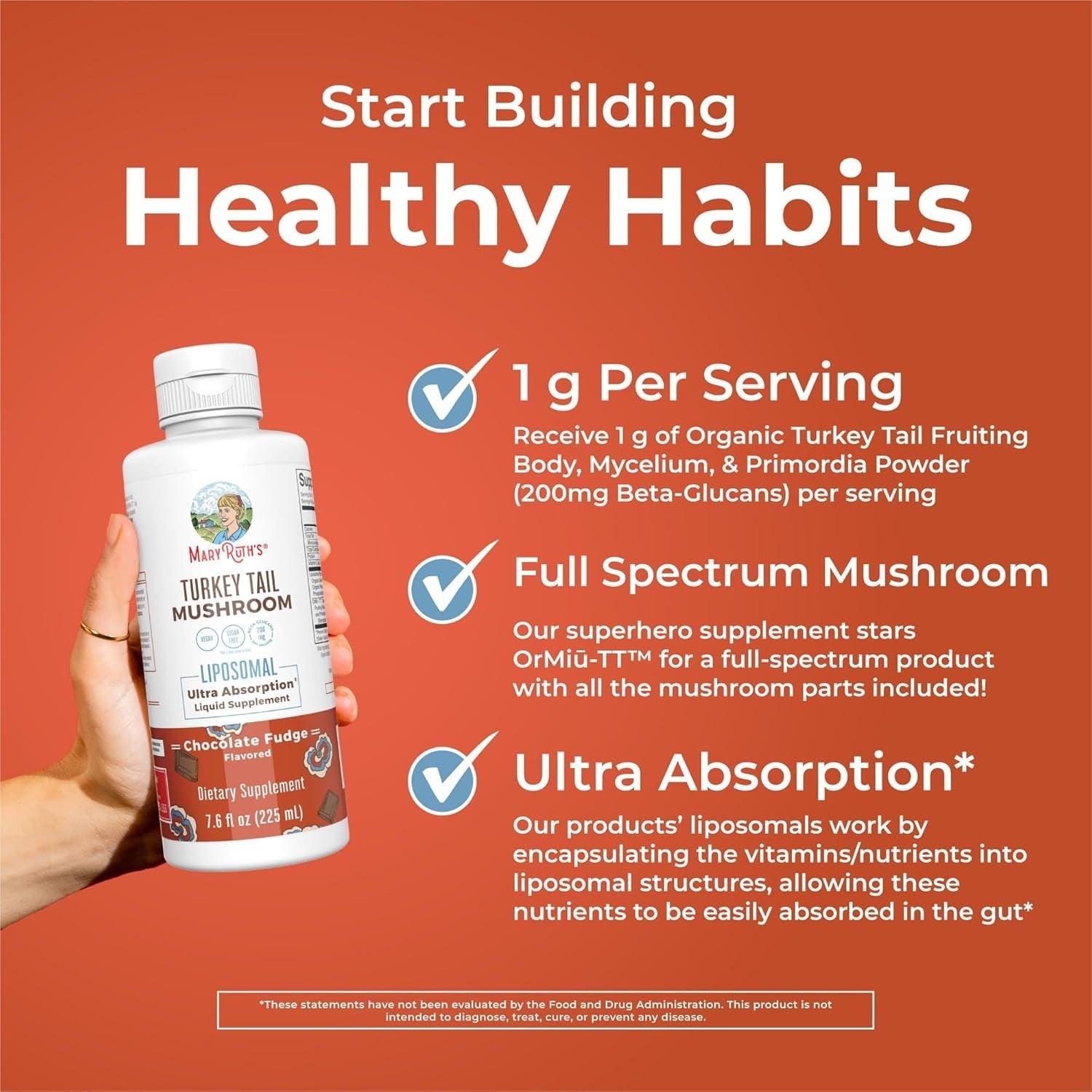 Turkey Tail Mushroom Liposomal Supplement