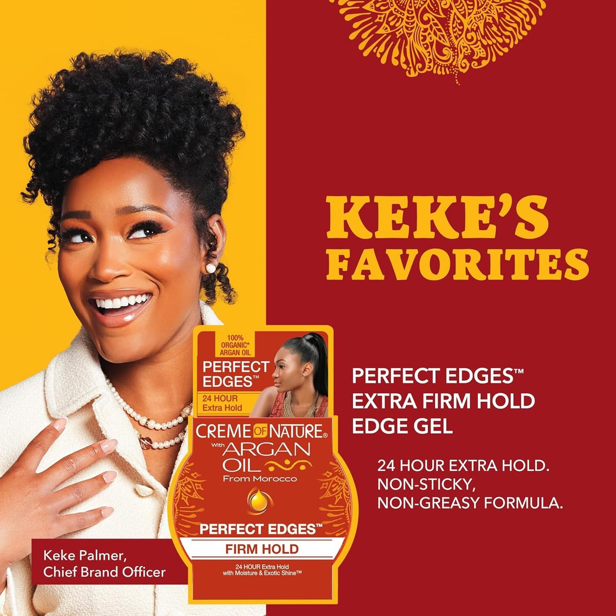 Argan Oil Perfect Edges Extra Hold Hair Gel