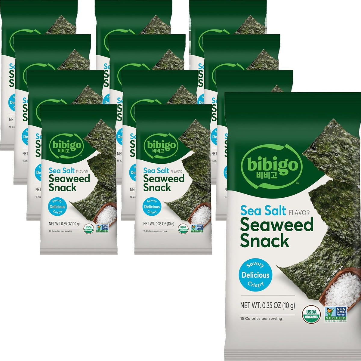 Sea Salt Seaweed Snack (12 Pack)