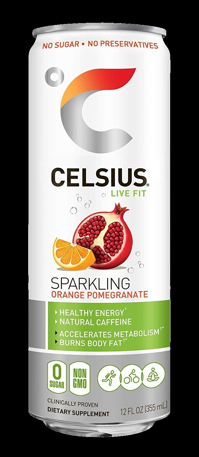 Orange Pomegranate Sparkling Water (12 Pack)