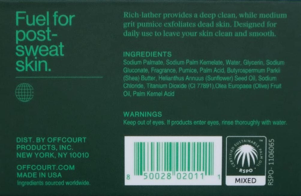 Exfoliating Body Soap Bar Fig Leaf White Musk