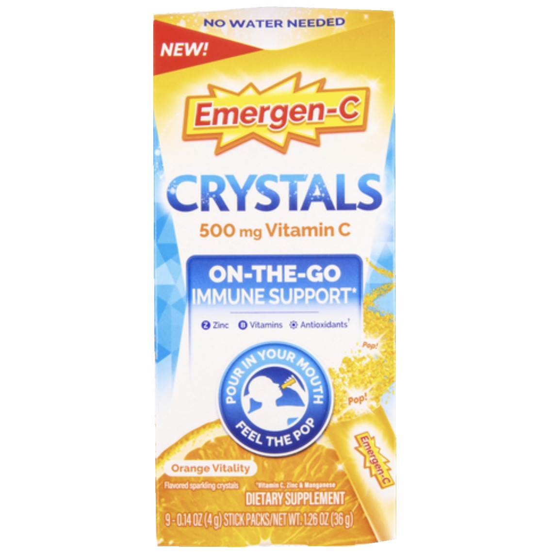 Crystals On-The-Go Orange (9 CT)