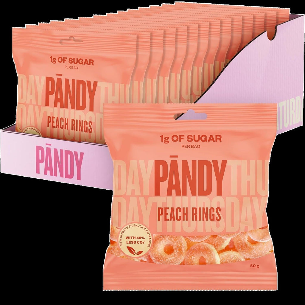 Peach Rings Swedish Candy (14 Pack)