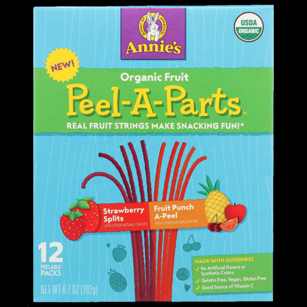 Organic Peel-A-Parts - Strawberry & Fruit Punch