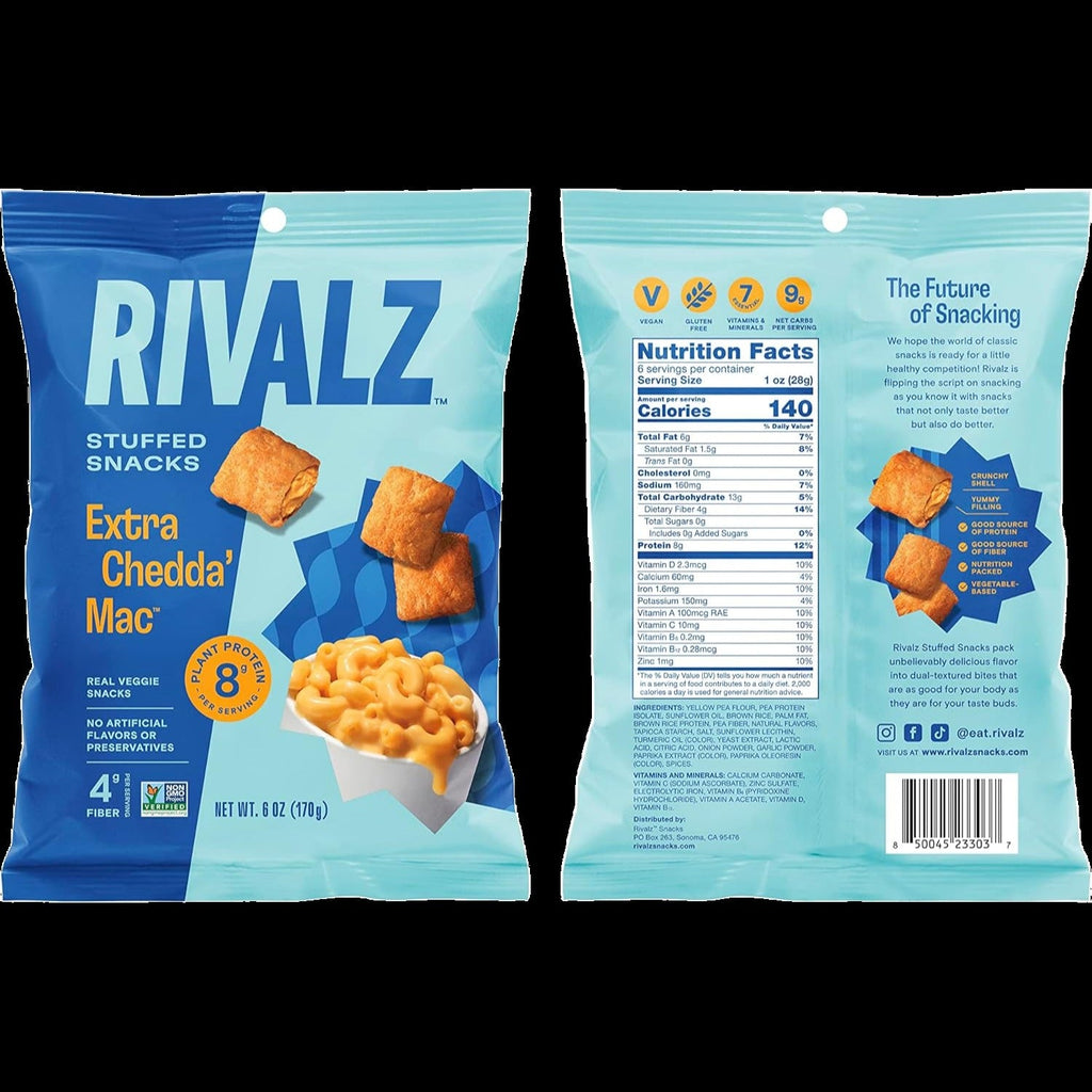 Extra Chedda' Mac Stuffed Snacks