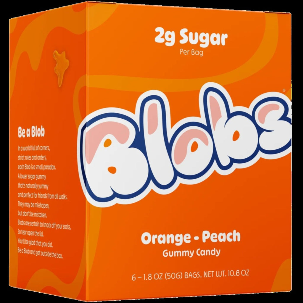 Orange Peach Gummy Candy (6 Pack)