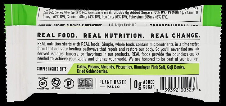 Bar Pecan Goji Pistachio (12 Pack Case)