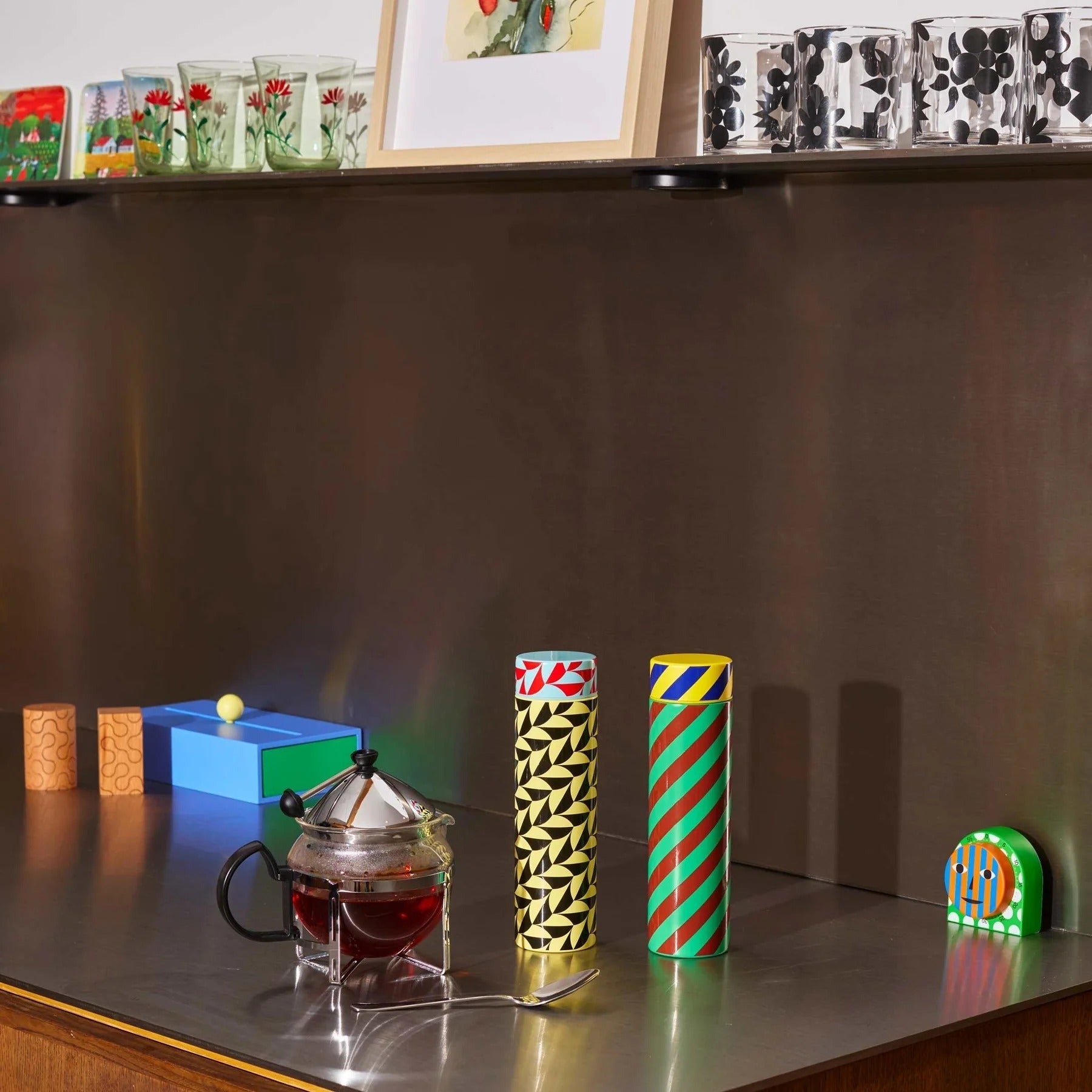 Pattern Thermal Flask - Stripe