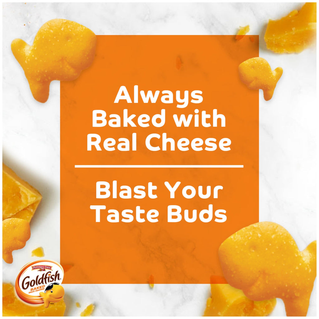 Pepperidge Farm Goldfish Snack Crackers, Flavor Blasted Xtra Cheddar